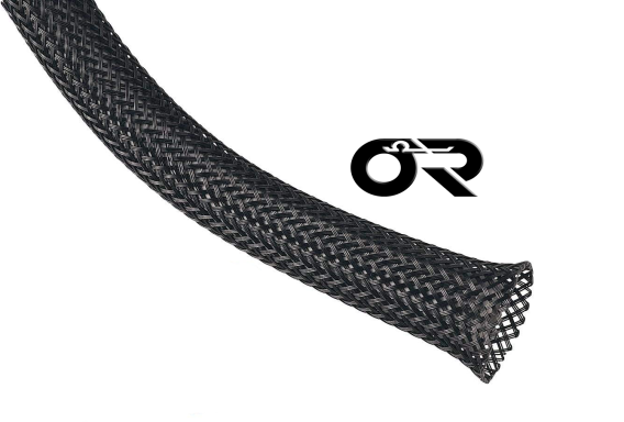 1/8” Braided expandable sleeve tube (Thick/high density) – www.ohm