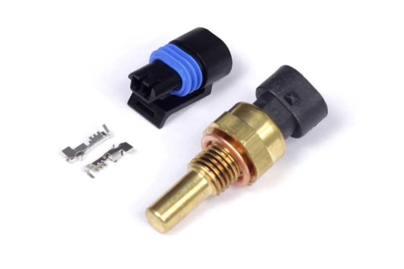 WATER TEMP SENSOR WITH CONNECTOR AND PINS 3/8"NPT WORKS WITH AEM