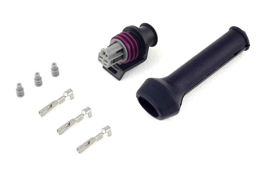 Plug and Pins Only Delphi 3 Pin Pressure Sensor Connector www.ohm