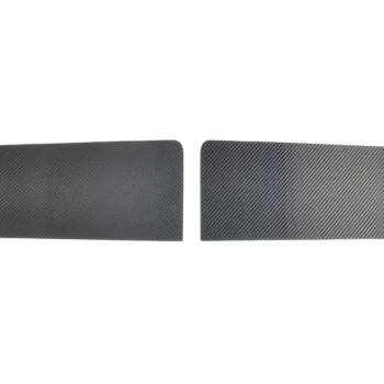 STM Carbon Fiber Front Bumper Shutters - Evo 9